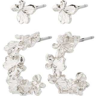 Pilgrim Zhuri 2-in-1 Øreringe Rustfrit Stål 652436013 - Dame - Stainless Steel