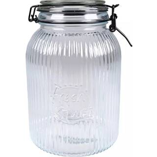 DET GAMLE APOTEK Henkogningsglas med riller - 1,5 liter