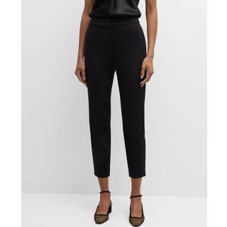 Max Mara Cropped jersey slim pants - black - L-XL