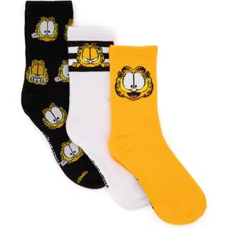 Vanilla Underground Vanilla Underground Orange Mens Garfield Socks 3 Pack