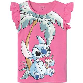 NAME IT Stitch Top Miri Pink Power
