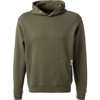 Replay Herren Pullover grün unifarben