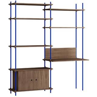 Moebe Reolsystem s.200.2.E - Smoked-Oak/Black