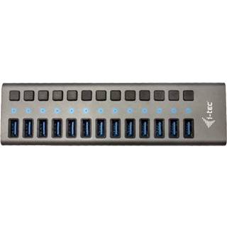 I-Tec USB 3.0 Charging HUB 13 port + Power Adapter 60 W USB hub - 13 ports - Grå