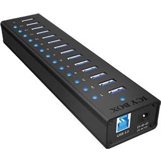 ICY BOX Hub 13-Port IcyBox USB 3.0 IB-AC6113 mit USB Ladeanschluss