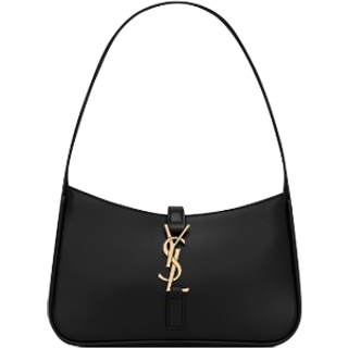 Saint Laurent Le 5 Ã 7 Mini leather shoulder bag - black - One Size