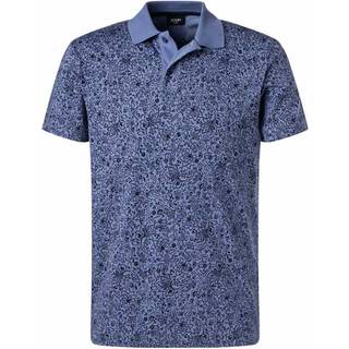 JOOP! Herren Polo-Shirt blau geblümt