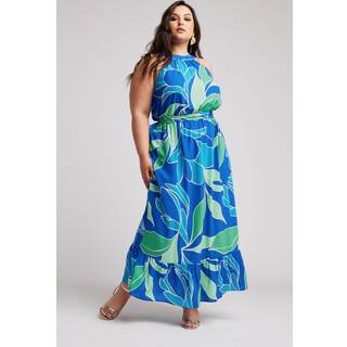 Yours Curve London Abstract Tryk MaxikjoleEU 52 (UK 24)
