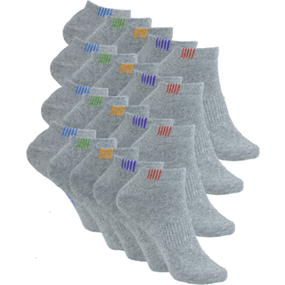 Black Pearls Socks - Low Cut - Polyester - 36-39 , Grey , 20-Pack—-18.00 Kr/st—-360.00 Kr/Pack