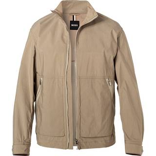 BOSS Black Herren Jacke beige unifarben