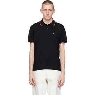 Emporio Armani Short Sleeved Polo T Shirt Black