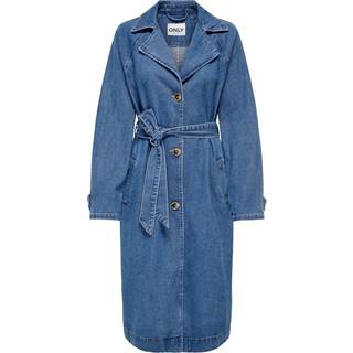 ONLY dame jakke ONLMALOU - Medium blue denim - XS