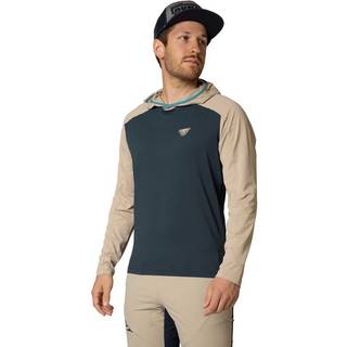 Dynafit Traverse Sun Hoody Funktionsshirt Herrer størrelse L farve beige