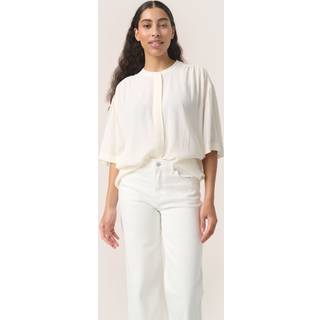 Soaked In Luxury Sllayna Shirt Ss Bluser 30407339 Whisper White (XLARGE)