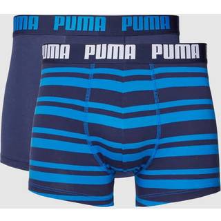 Puma 2-pak Heritage Stripe Boxer - Navy Striped - Large