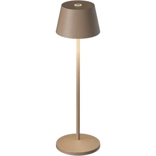 LOOM DESIGN LED genopladelig terrasselampe Modi grå-beige 36cm CCT