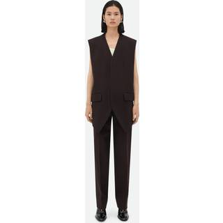 Bottega Veneta Layered cotton-blend vest - black - M