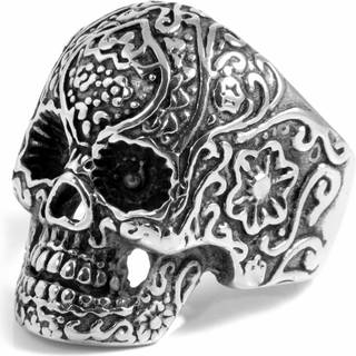 Detaljeret Skelethoved Stålring
