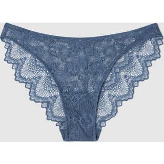 Understatement | Lace Bikini Briefs - Faded Blue