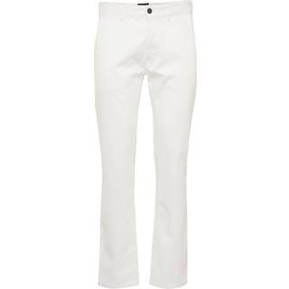 Slim fit chinos i bomuldssatin med stræk