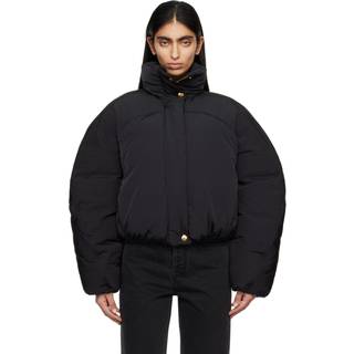 La Doudoune Courte Caraco in Black - 36