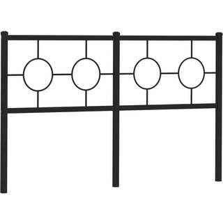 Sengegavl Metal - Sort / 140 cm