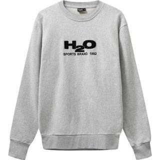 H2O Sweatshirt - Logo - Lt. Grey Mel/Black