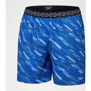 Men's Hyper Boom Band Printed 16'' Swim Shorts Blue/Yellow
