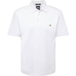 BOSS Black Herren Polo-Shirt weiß