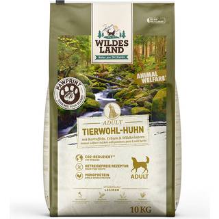 Wildes Land Adult PawPrint dyrevelvære hundefoder med kylling 62.60 DKK/1 kg