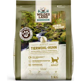 Wildes Land Adult PawPrint dyrevelvære hundefoder med kylling 104.95 DKK/1 kg