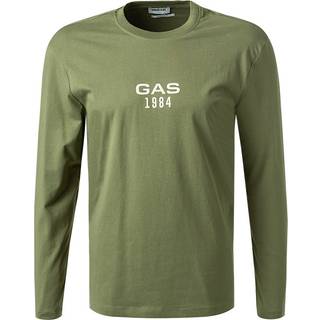 GAS Herren Longsleeve grün