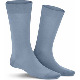 KUNERT Men Herren Socken blau Merc. Baumwolle unifarben
