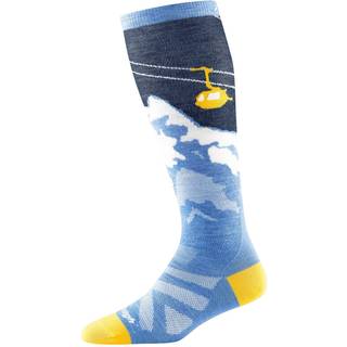 Darn Tough Women's Yeti Over-the-Calf Lightweight Ski & Snowboard Sock No Cushion Midnight, L