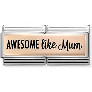 Nomination Rose Gold Awesome Like Mum Double Charm