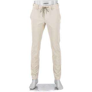 Alberto Herren Hose beige Slim Fit