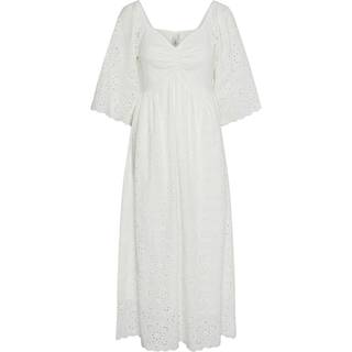 YAS - Yassunra 3/4 Long Dress - 4533176 Star White