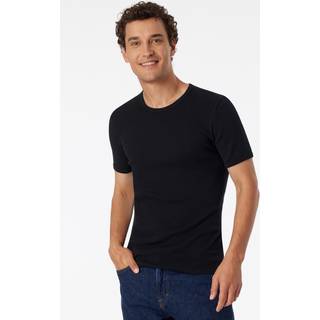 Schiesser Revival Herren T-Shirt schwarz