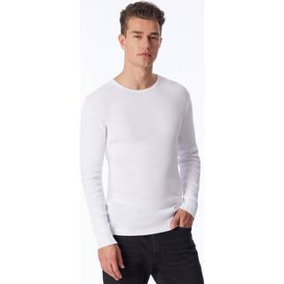 Schiesser Revival Herren Longsleeve weiß