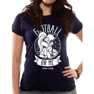 LOONEY TUNES - T-Shirt IN A TUBE- Football or Me GIRL (XL)