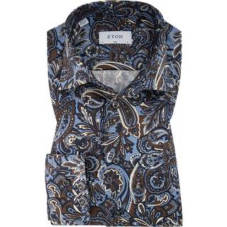 ETON Herren Hemd blau Slim Fit