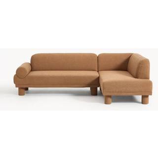 Bouclé-hjørnesofa Lilo