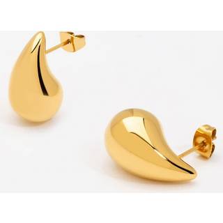 Jon Richard Jon Richard Gold Tone Dome Earrings