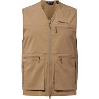 Unisex Utility Pocket Vest Brown