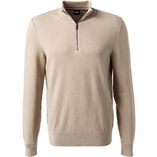 BOSS Black Herren Troyer beige unifarben