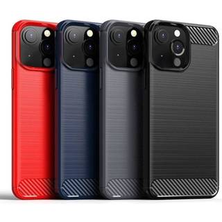 SKALO iPhone 13 Armor Carbon Stødsikker TPU-cover - Sort