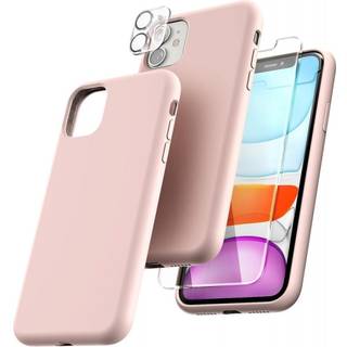 Gummibelagt stilfuldt cover 3in1 iPhone 11 - Pink