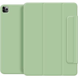 EIDERWOOD iPad Pro 11" (2024) Magnetisk Tri-Fold Flip Cover - Lysegrøn
