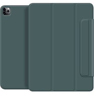 EIDERWOOD iPad Pro 11" (2024) Magnetisk Tri-Fold Flip Cover - Grøn