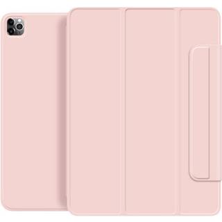EIDERWOOD iPad Pro 11" (2024) Magnetisk Tri-Fold Flip Cover - Lyserød